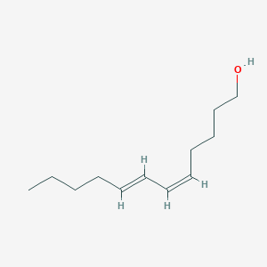 molecular formula C₁₂H₂₂O B1145893 5Z,7E-Dodecadien-1-ol CAS No. 73416-71-4