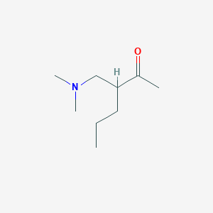 molecular formula C₉H₁₉NO B1145896 3-[(Dimethylamino)methyl]-2-hexanone CAS No. 10545-23-0