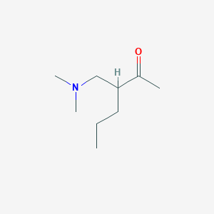 molecular formula C₉H₁₉NO B1145896 3-((Dimethylamino)methyl)hexan-2-one CAS No. 10545-23-0
