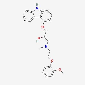 molecular formula C₂₅H₂₈N₂O₄ B1145897 N-Methyl carvedilol CAS No. 72956-35-5