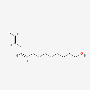 molecular formula C₁₄H₂₆O B1145905 (Z,E)-9,12-Tetradecadienol CAS No. 42521-46-0