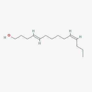 molecular formula C₁₄H₂₆O B1145907 (4E,10Z)-Tetradecadien-1-ol CAS No. 406724-79-6