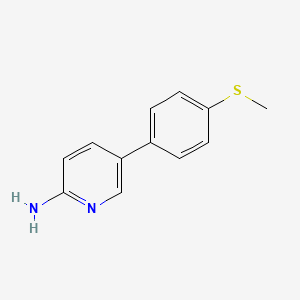 5-[4-(Methylsulfanyl)phenyl]-2-pyridinamine