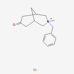 3-Benzyl-3-methyl-7-oxo-3-azonia-bicyclo[3.3.1]nonane bromide