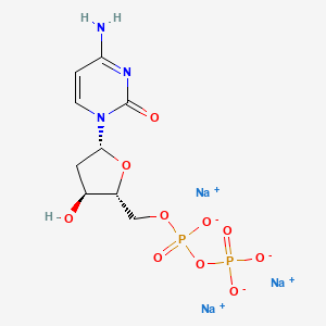 molecular formula C9H12N3Na3O10P2 B1145958 2'-Deoxycytidine-5'-diphosphate trisodium salt CAS No. 151151-32-5