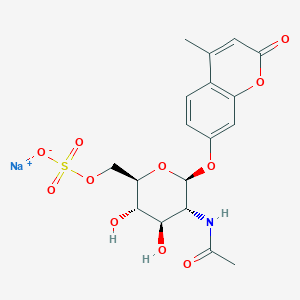 4-METHYLUMBELLIFERYL-2-ACETAMIDO-2-DEOXY-6-SULPHATE-beta-D-GLUCOPYRANOSIDE