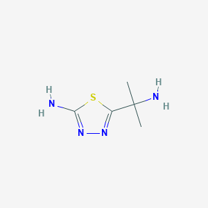 5-(2-Aminopropan-2-yl)-1,3,4-thiadiazol-2-amine
