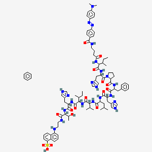 molecular formula C90H120N22O16S B1146007 Renin FRET Substrate I CAS No. 142988-22-5