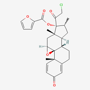 molecular formula C₂₇H₂₉ClO₆ B1146016 Mometasone Furoate EP Impurity D CAS No. 83881-09-8