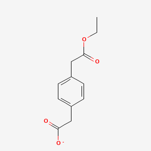 molecular formula C₁₂H₁₄O₄ B1146031 1,4-Phenylenediacetic Acid Ethyl Ester CAS No. 113520-36-8