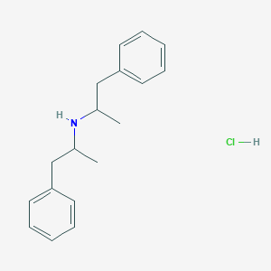 molecular formula C₁₈H₂₄ClN B1146034 alpha,alpha'-Dimethyldiphenethylamine Hydrochloride CAS No. 10509-87-2