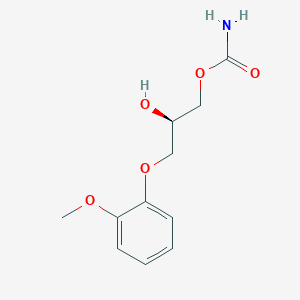 molecular formula C₁₁H₁₅NO₅ B1146042 (S)-methocarbamol CAS No. 145841-69-6