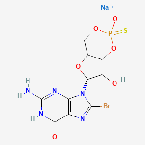 molecular formula C10H10BrN5NaO6PS B1146054 Sp-8-Br-cGMPS CAS No. 153660-03-8