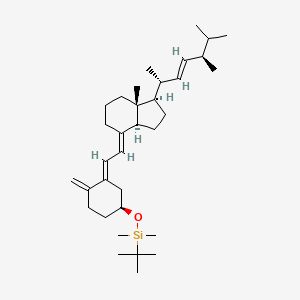molecular formula C₃₄H₅₈OSi B1146057 3-O-(tert-Butyldimethylsilyl)-5,6-trans-vitamin D2 CAS No. 104846-63-1