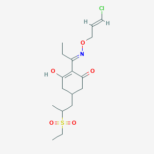 molecular formula C₁₇H₂₆ClNO₅S B1146070 Clethodim Sulfone CAS No. 111031-17-5