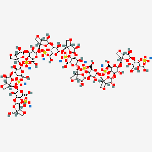 molecular formula C96H138Na8O97S8 B1146072 Neocarrahexadecaose-41,3,5,7,9,11,13,15-octa-O-sulfate sodium salt CAS No. 157297-04-6