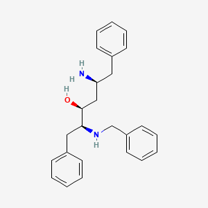 molecular formula C32H36N2O B1146093 (2S,3S,5S)-5-Amino-2-(benzylamino)-1,6-diphenylhexan-3-ol CAS No. 156732-15-9