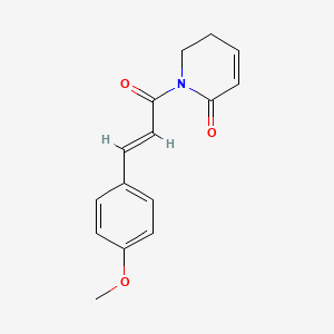 molecular formula C₁₅H₁₅NO₃ B1146106 3,5-Didemethoxy Piperlongumine CAS No. 1246095-66-8