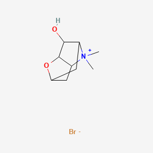 molecular formula C₉H₁₆BrNO₂ B1146111 Scopoline Methobromide CAS No. 845870-40-8