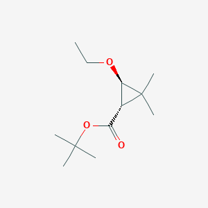 tert-butyl (1S,3R)-3-ethoxy-2,2-dimethylcyclopropane-1-carboxylate