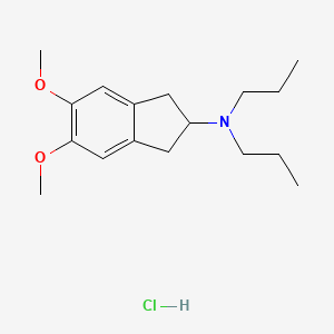 molecular formula C17H28ClNO2 B1146128 (5,6-Dimethoxyindan-2-yl)dipropylamine CAS No. 153570-58-2