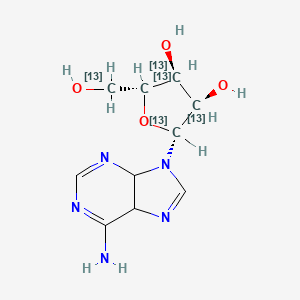 molecular formula C₅¹³C₅H₁₃N₅O₄ B1146131 Adenosine-13C5 CAS No. 159496-13-6