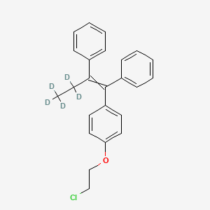 1-(2-Chloroethoxy)-4-(3,3,4,4,4-pentadeuterio-1,2-diphenylbut-1-enyl)benzene