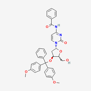 molecular formula C37H35N3O7 B1146165 N4-Benzoyl-3'-O-(4,4'-dimethoxytrityl)-2'-deoxycytidine CAS No. 140712-80-7