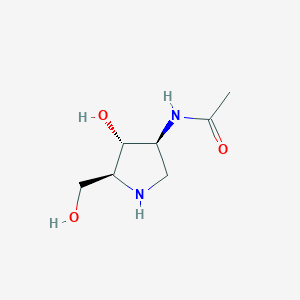 2-Acetamido-1,4-imino-1,2,4-trideoxy-L-arabinitol
