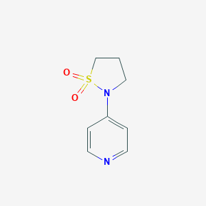 Pyridine, 4-(1,1-dioxido-2-isothiazolidinyl)-(9CI)