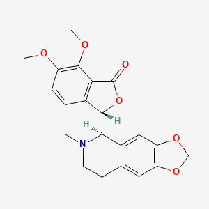 molecular formula C₂₁H₂₁NO₆ B1146198 Hydrastine CAS No. 60594-55-0