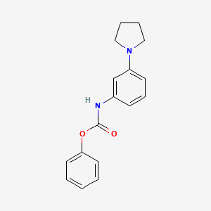 molecular formula C17H18N2O2 B11462085 Phenyl [3-(pyrrolidin-1-yl)phenyl]carbamate 