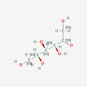 molecular formula ¹³C₆H₁₂O₆ B1146213 D-Fructose-13C6 CAS No. 201595-65-5