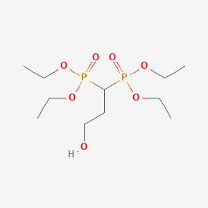 molecular formula C11H22O7P2-4 B1146218 TETRAETHYL(3-HYDROXYPROPYLIDENE)BISPHOSPHONATE CAS No. 151671-10-2