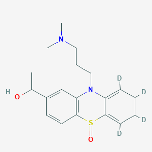 2-(1-Hydroxyethyl) Promazine-d4 Sulfoxide