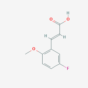 molecular formula C10H9FO3 B1146229 5-Fluoro-2-methoxycinnamic acid CAS No. 157518-45-1