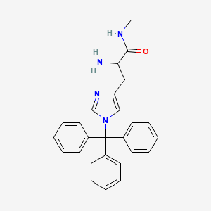2-amino-N-methyl-3-(1-tritylimidazol-4-yl)propanamide