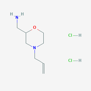 (4-Allylmorpholin-2-yl)methanamine dihydrochloride