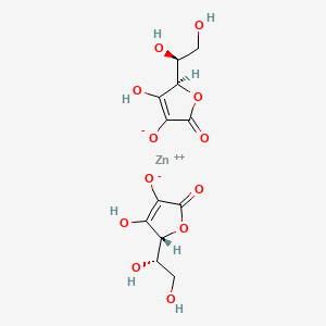 molecular formula C20H30N4O6S2Zn B1146244 ZINC-L-ascorbat CAS No. 151728-40-4