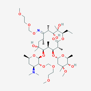 molecular formula C45H84N2O17 B1146246 2'-O-[(2-Methoxyethoxy)methyl] Roxithromycin CAS No. 425365-66-8