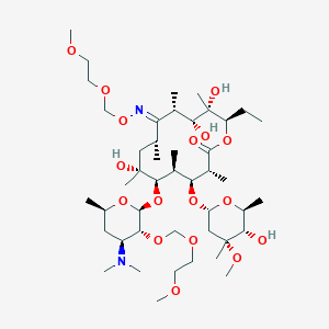molecular formula C₄₅H₈₄N₂O₁₇ B1146246 2'-O-[(2-Methoxyethoxy)methyl] Roxithromycin CAS No. 425365-66-8