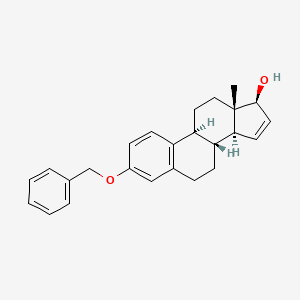 molecular formula C25H28O2 B1146256 15,16-Dehydro Estradiol 3-Benzyl Ether CAS No. 690996-26-0