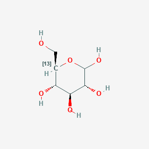 molecular formula C₅¹³CH₁₂O₆ B1146259 D-Glucose-5-13C CAS No. 120388-24-1