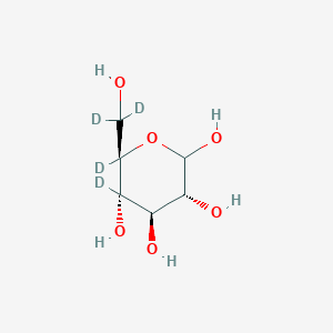 molecular formula C₆H₈D₄O₆ B1146263 D-[4,5,6,6'-2H4]glucose CAS No. 478529-49-6