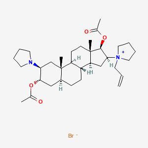 molecular formula C₃₄H₅₅BrN₂O₄ B1146279 2-吡咯烷基-3-乙酰去吗啡林溴化物 CAS No. 1190105-66-8