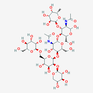 molecular formula N/A B1146298 Carbohydrate moiety of bromelain CAS No. 9001-00-7