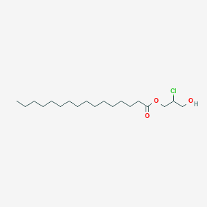 molecular formula C₁₉H₃₇ClO₃ B1146300 rac 1-Palmitoyl-2-chloropropanediol CAS No. 63326-63-6