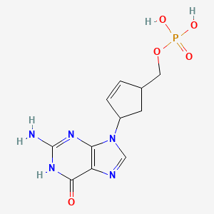 molecular formula C₁₁H₁₄N₅O₅P B1146314 Carbovir Monophosphate CAS No. 144490-73-3