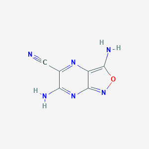 3,6-Diaminoisoxazolo[3,4-B]pyrazine-5-carbonitrile