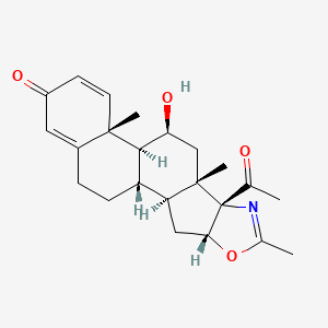 molecular formula C23H29NO4 B1146343 21-Deacetoxy deflazacort CAS No. 13649-88-2